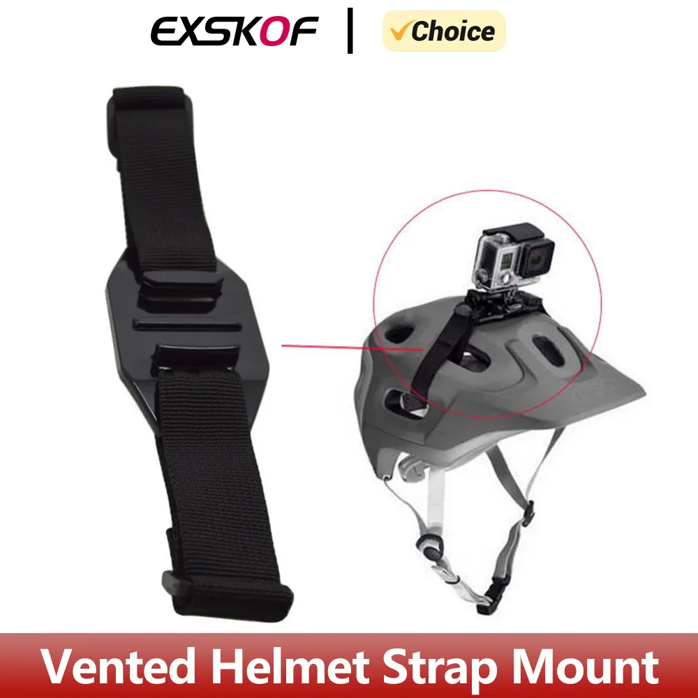 Bike Helmet Strap Mount For GoPro Hero 12 11 10 9 8 7 6 5 4 SJCAM AKASO Insta360 X2 X3 DJI Osmo Action Camera Accessories