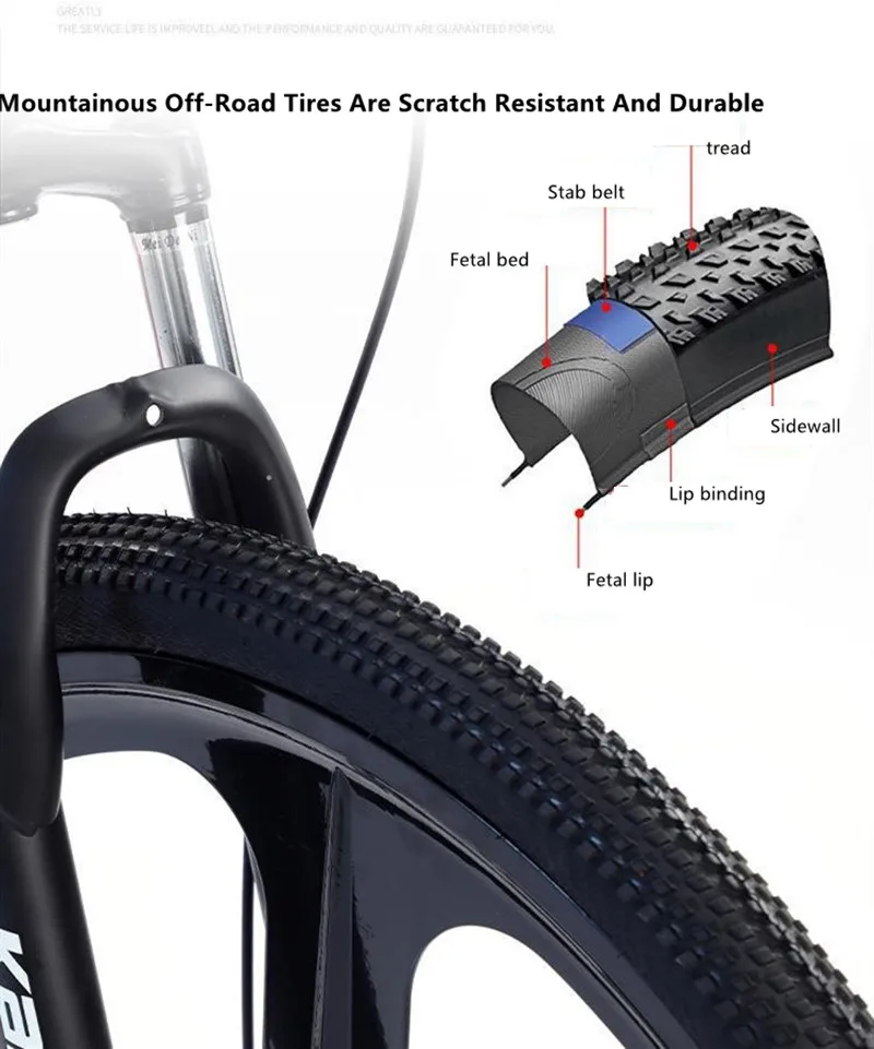 Mountain Bike 27.5/29 Inch Aluminum Alloy Variable Speed Outdoor Mountain Off-Road Bicycle Male Female Commuter Mountain Bike