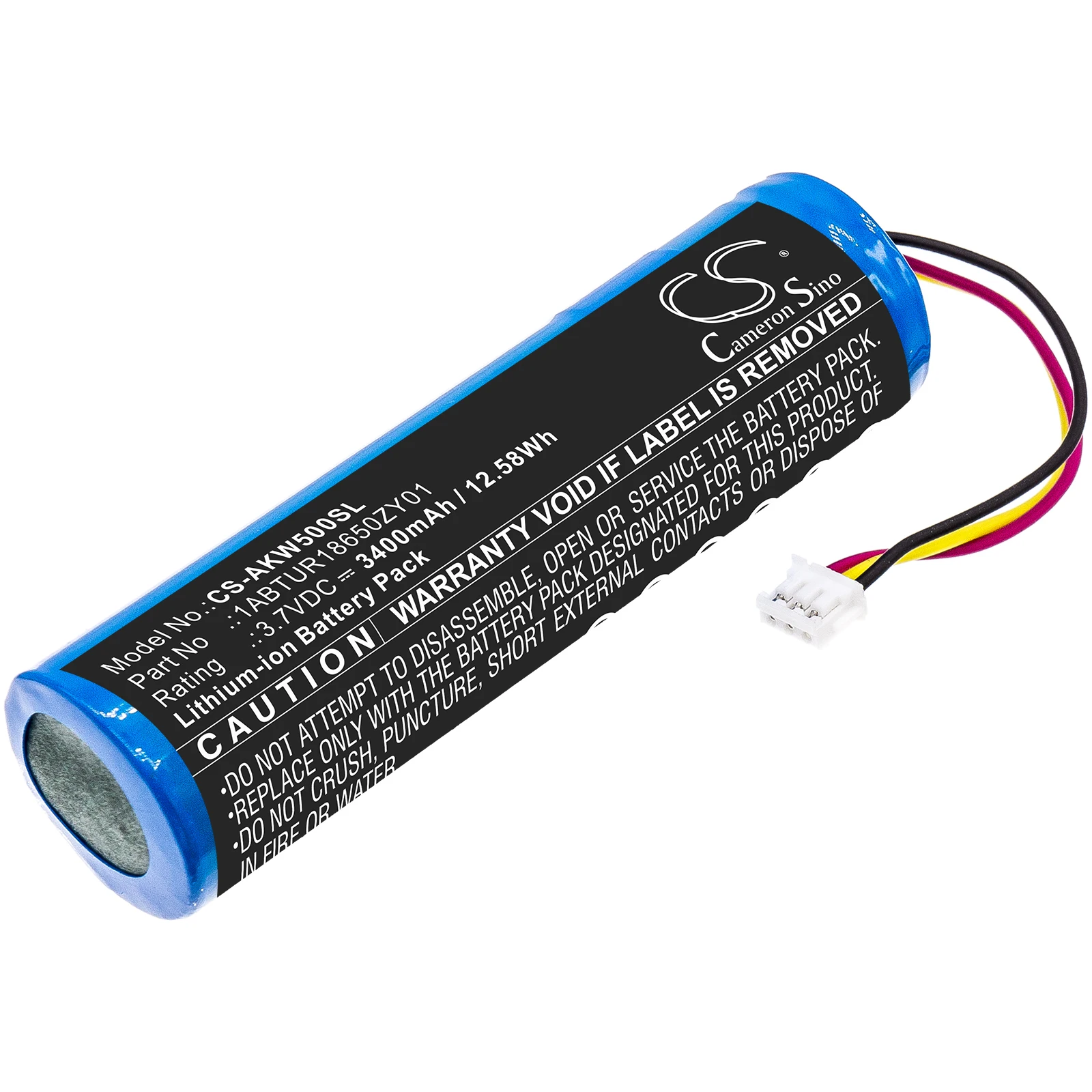 Li-ion Amplifier Battery for AKAI,3.7v,3400mAh,EWI 5000,5000 Solo,1ABTUR18650ZY01