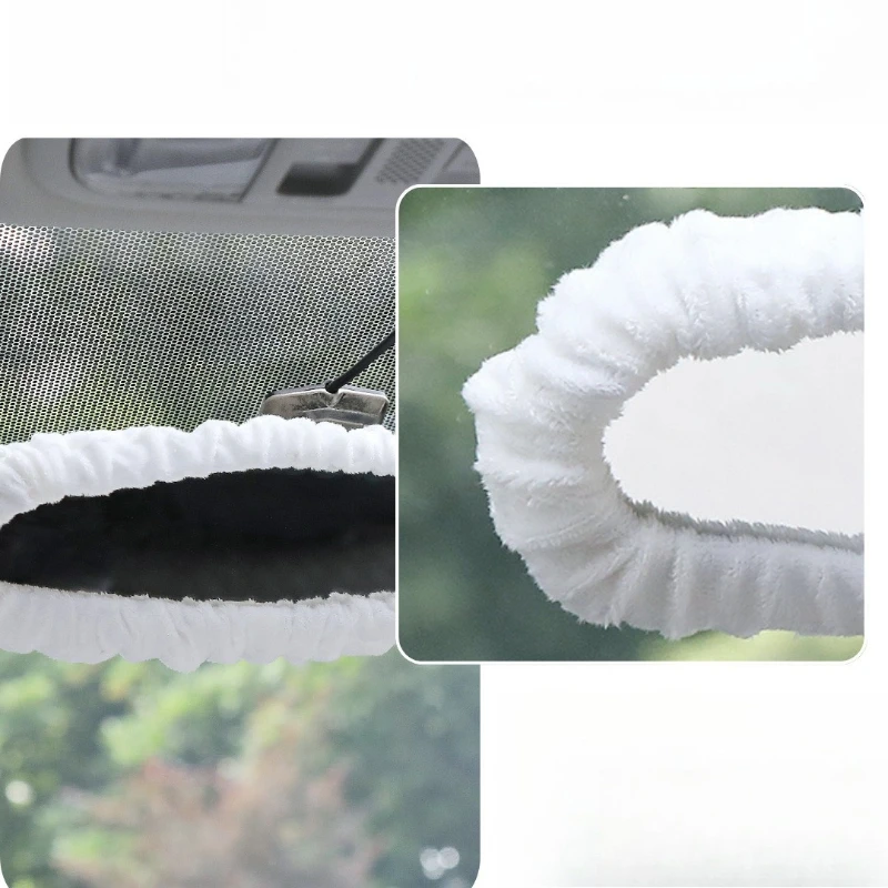 1Pc Car Mirror Protector, Car Interior Decoration, Protect the Rearview Mirror Neat and Clean, Multiple Colors Are Available