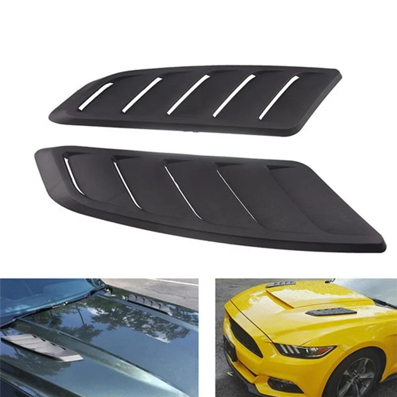 

Hood Air Outlet Hood Decorative Panel Hood Air Intake Vents For Ford Mustang Vents Modified Vents-A08Q