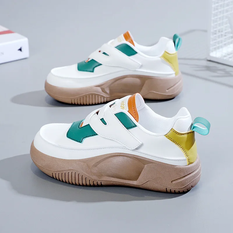 Baskets à Talons Compensés pour Femme, Chaussures de Course Confortables, Décontractées, à Plateforme, à la Mode