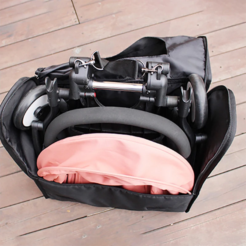 Sac à dos de voyage imperméable pour poussette, sac de rangement épais, sac d'avion noir, convient aux accessoires de poussette Yoyo, Yoyo2, Yoyo3, Yoya