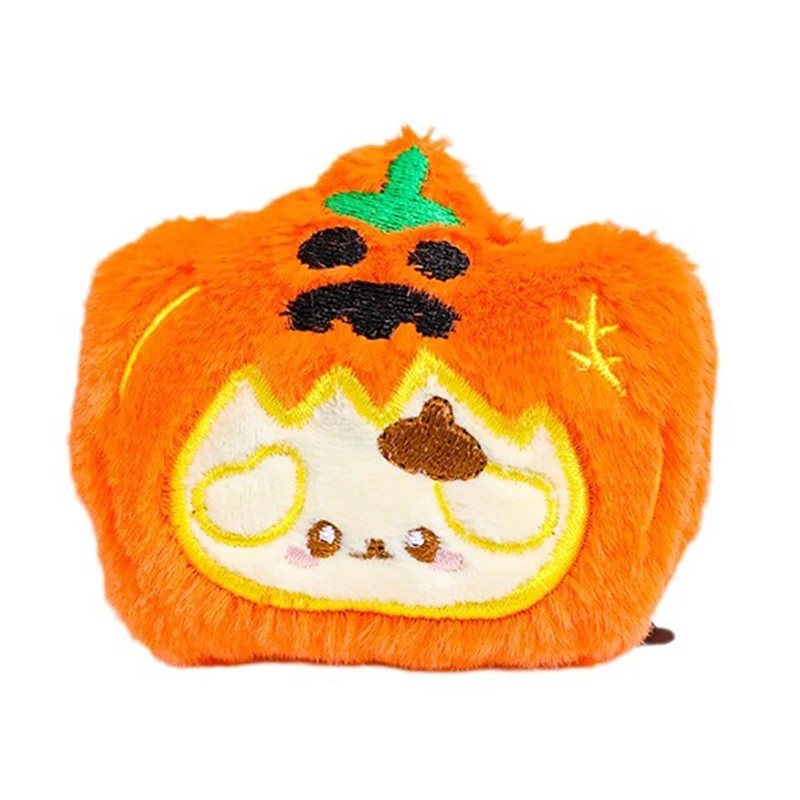 Cartoon Plush Sanrio Capybara Pumpkin Ghost Toy Cute Doll Bag Pendant Keyring Backpack Pendant Keychain Accessories Gifts