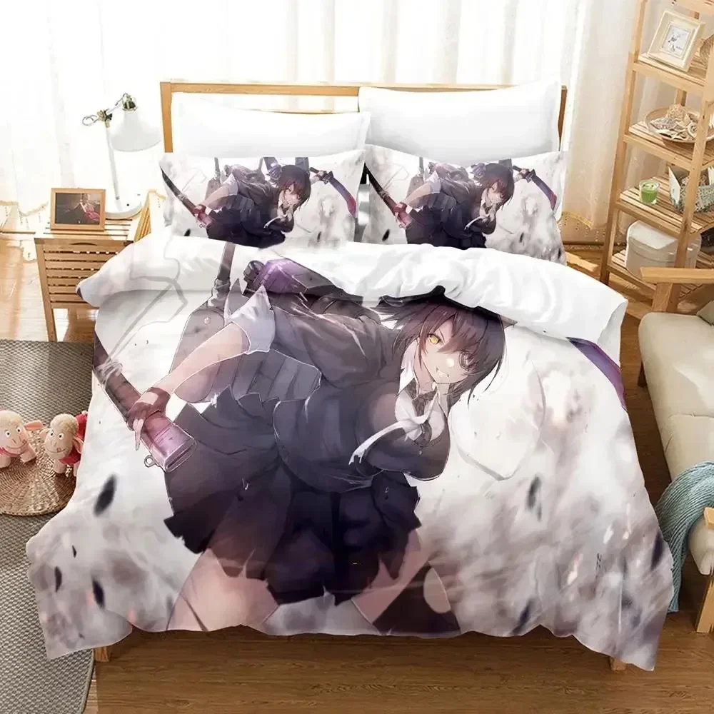 Anime Kantai Collection Bedding Set Duvet Cover Bed Set Quilt Cover Pillowcase Comforter king Queen Size Boys Bedding Set