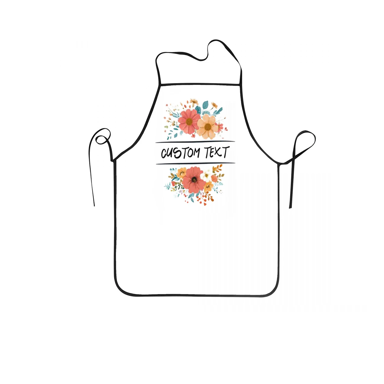 مخصص طباعة النص الرجال المطبخ المئزر التوقيع مآزر المطبخ المنزل الخبز الملابس #2