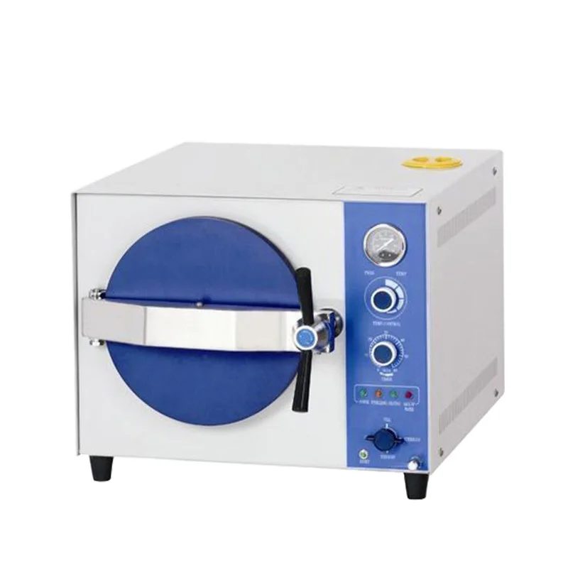 High-Performance 24L Stainless Steel Laboratory Benchtop Pressure Steam Sterilizer  Sterilization Kettle with OEM Support