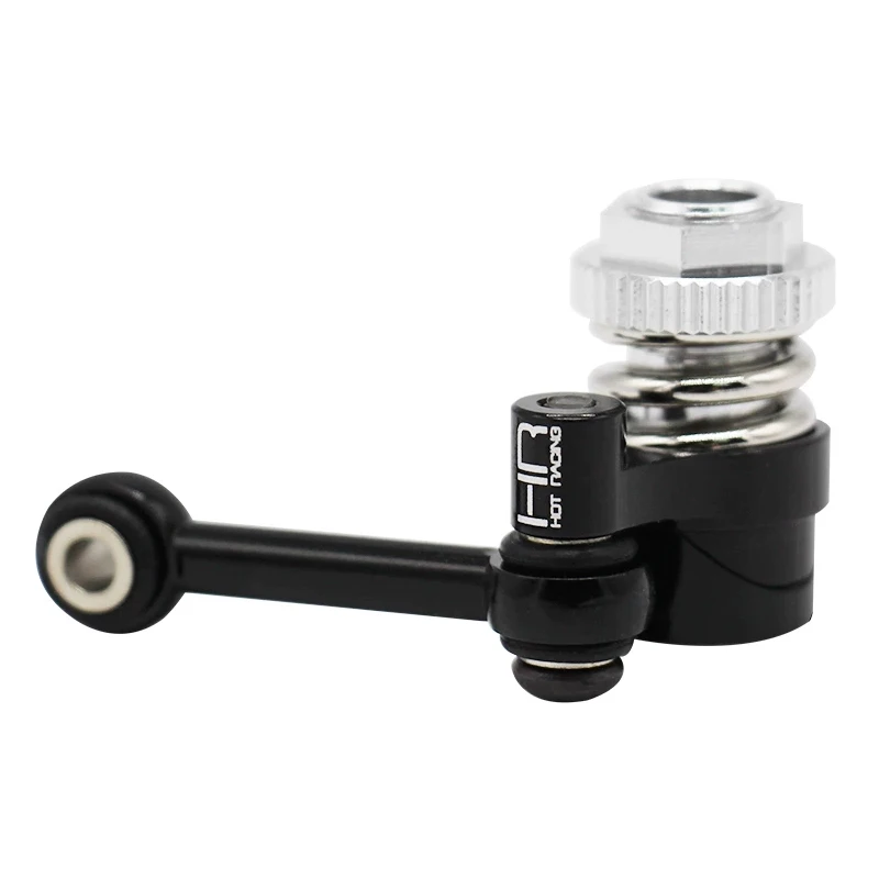 Hot Racing TRF48SH25 Black Alum HD Fixed Steering Link & 25T Locked Servo Arm for 1/10 TRA 4-Tec 2.0