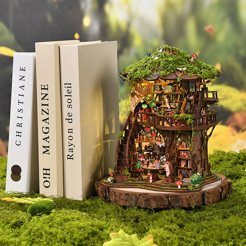 DIY Holz-Wald-Tee-Buchclub-Fig – Home Decor Catalog Bewertung und Preis