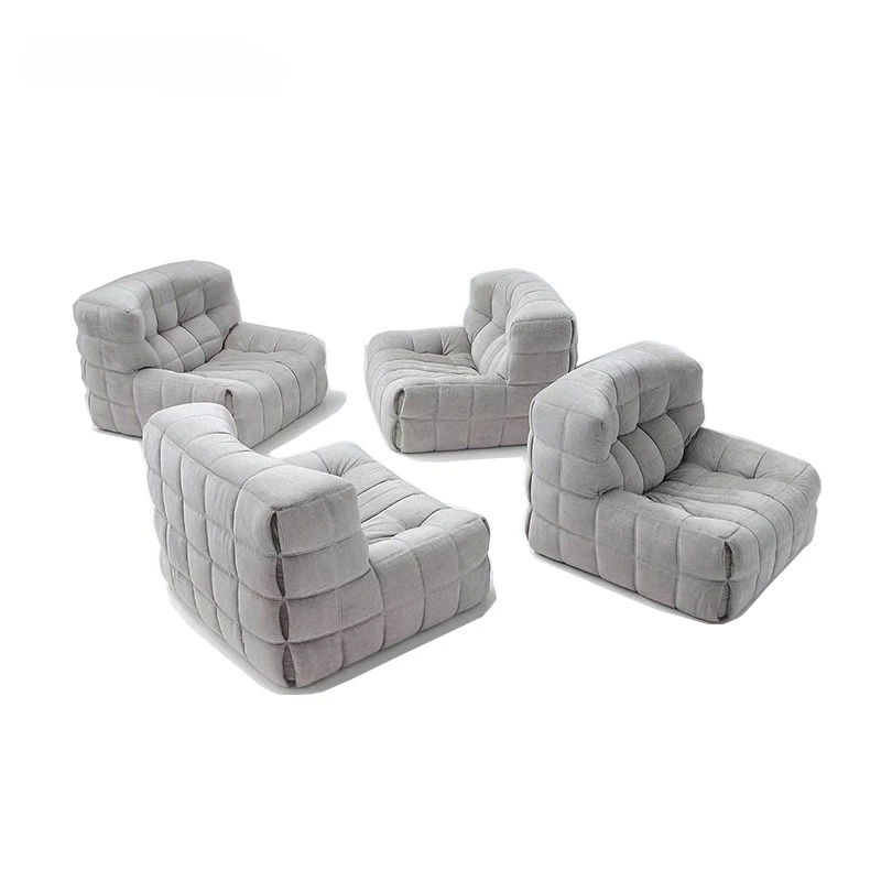 أريكة العصور الوسطى كريم الرياح أريكة واحدة مزدوجة كسول الهراء #5