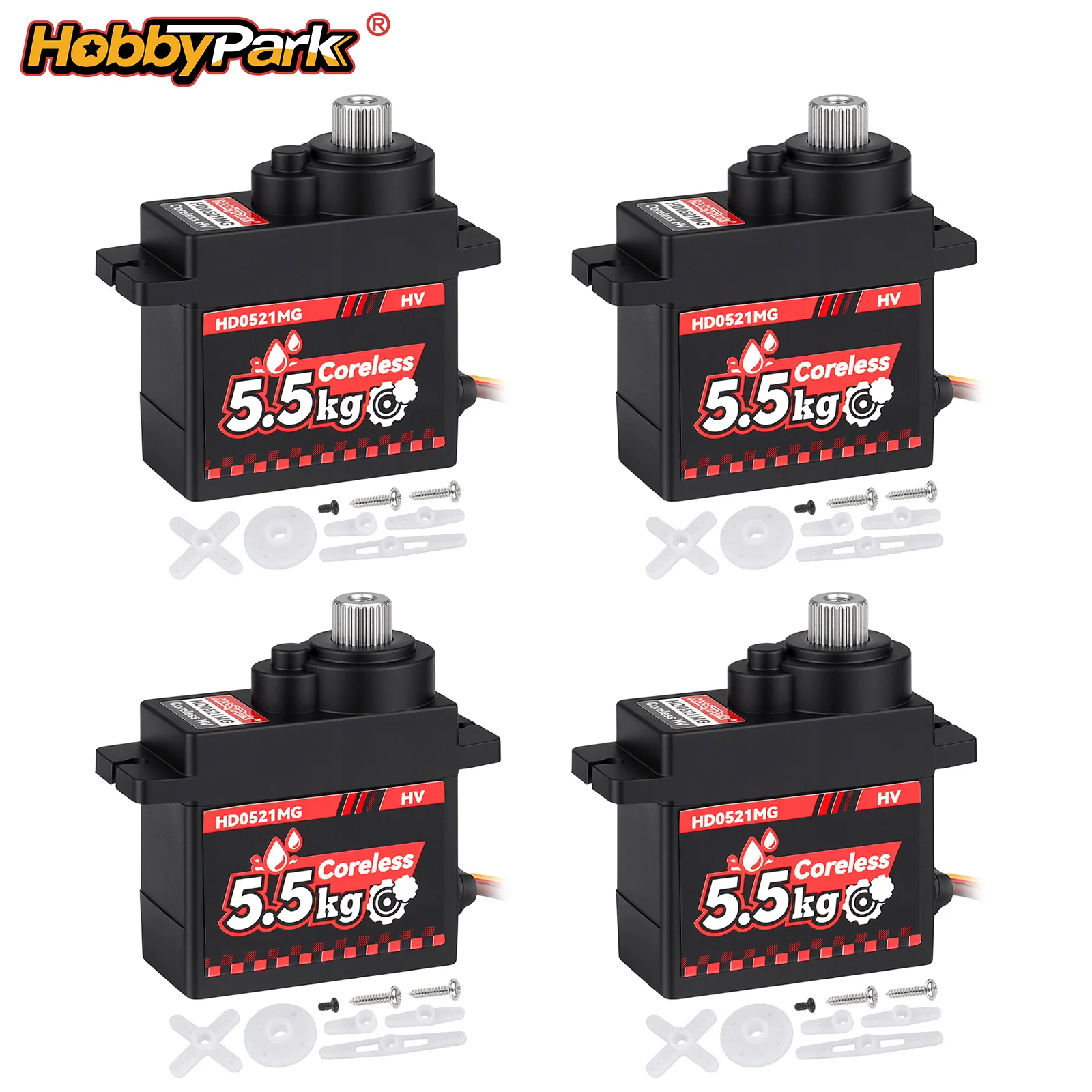 hobbypark-–-micro-servo-numerique-etanche-55-kg-9-g-engrenages-metalliques-sans-noyau-pour-voiture-rc-robot-helicoptere-projet-arduino-4-pieces