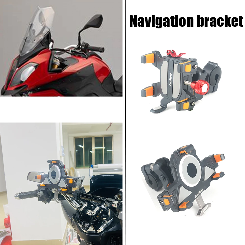 Motorcycle Accessories Stand Holder Phone Mobile Phone GPS Navigation Plate Bracket For BMW R9t S1000XR F 800 R Nine T F 900 R