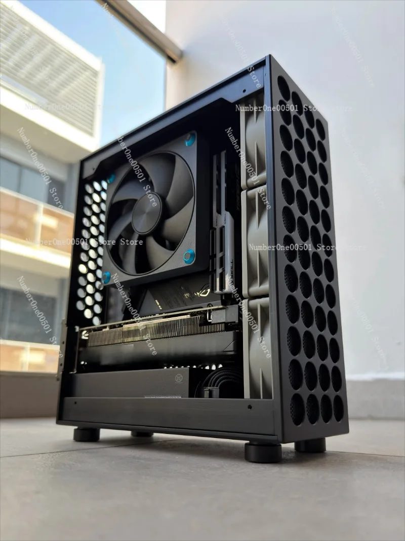 V9.1 Captain Aluminum Flex PSU Mini Case Support Dual Slot Low Profile PCI