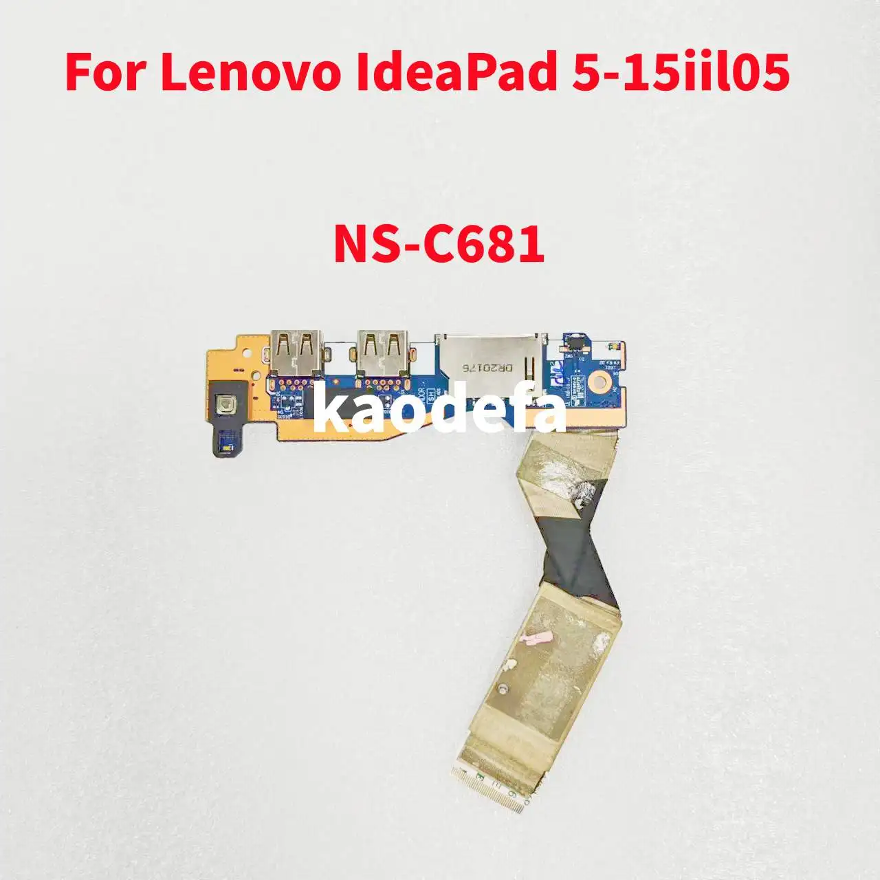 GS557 NS-C681 For Lenovo IdeaPad 5-15iil05 Power Botton USB SD Board with Cable  100% Test OK