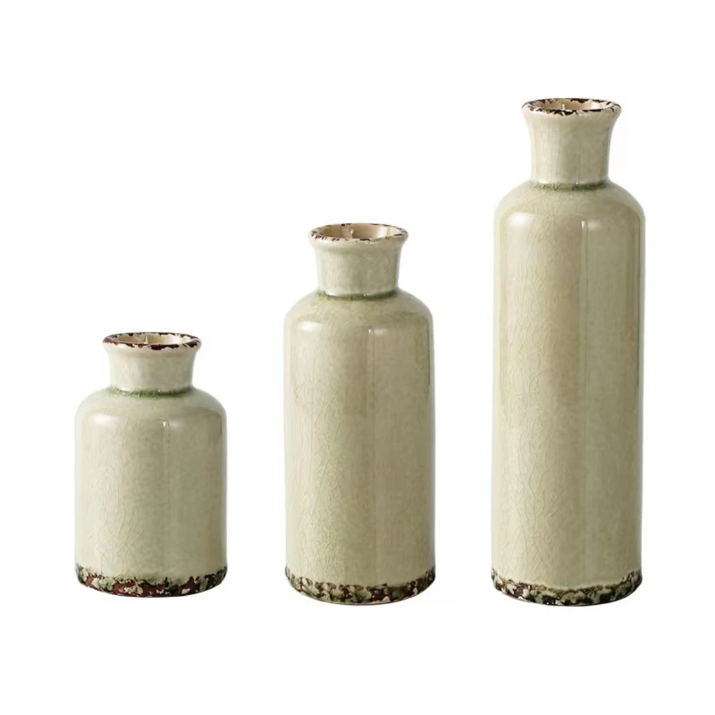 3X Ceramic Vase Flo…