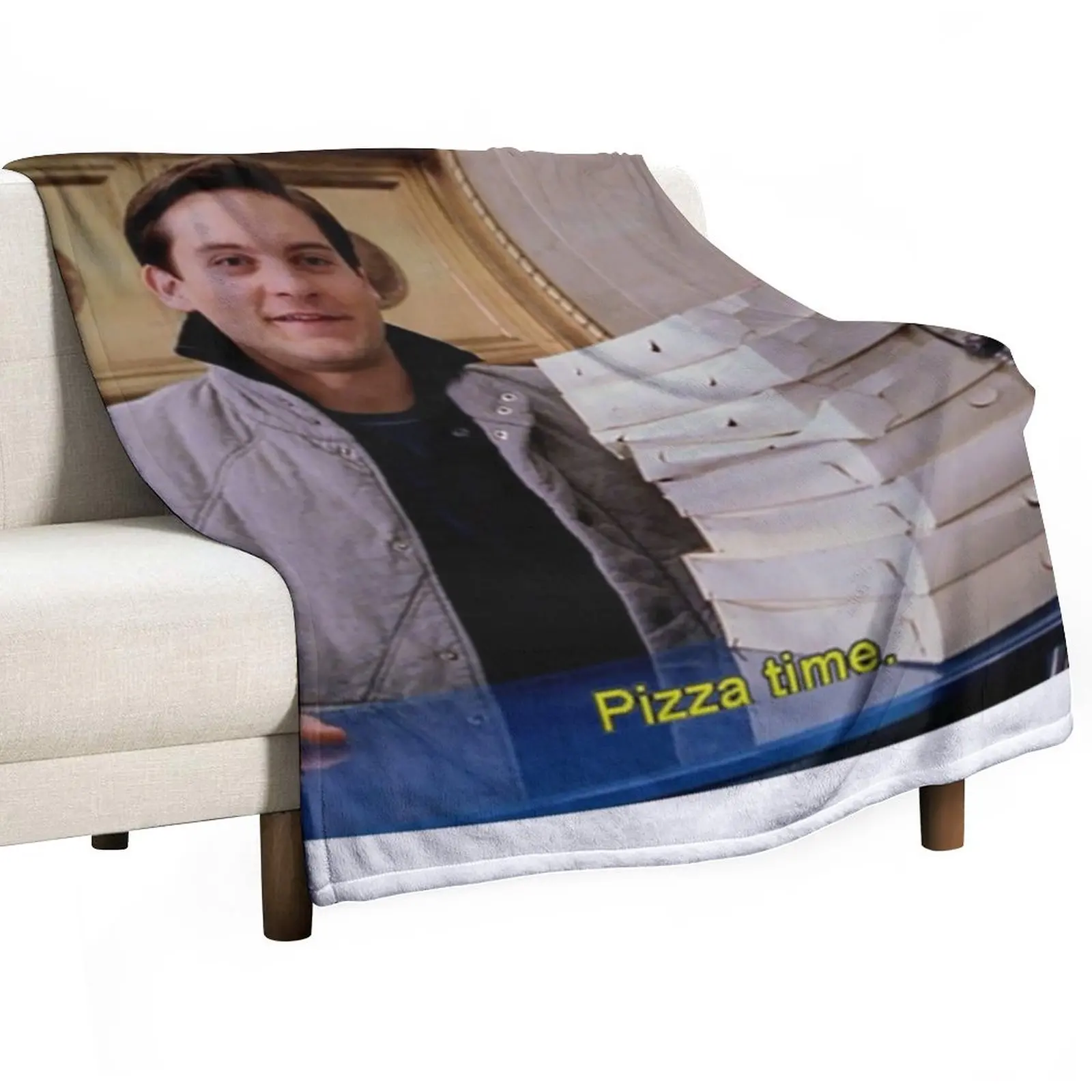 

Pizza Time Throw Blanket Decorative Throw Blanket Bed linens Kid'S Blanket