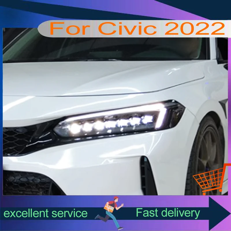 

Светодиодная передняя фара для Honda Civic G11 2022-2023