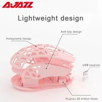 Attack Shark X AJAZZ I339Pro Wireless Honeycomb Cutout Rechargeable Mouse PAW3338 16kDPI  Wired Wireless Dual Mode Gaming Mouse