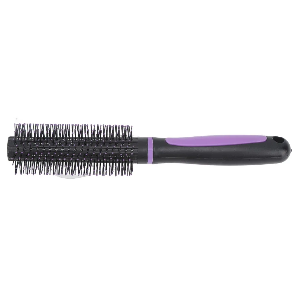 Slip Resistant Round Hair Brush 9 Row Comb Household Curling Roller Brush Durable Vent Brush Styling Hair Brush For Salon Use