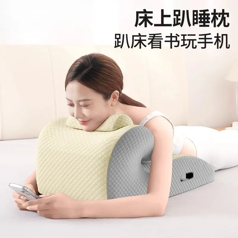 Ergonomic Pillow, Supports Posture in Any Position Cervical Traction Pillows Body Relaxation Anti Snoring, Ideal for Massage