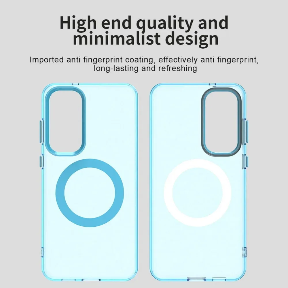 투명 캔디 컬러풀 마그네틱 맥세이프 삼성 갤럭시 S25 S24 S23 엣지 울트라 FE 플러스 밀리터리 보호 케이스