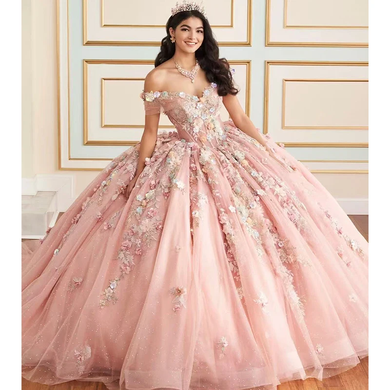 

Shiny Chic Quinceneara Dress Ruffled Organza With Appliques Princess Ballgown Sleeveless Boat Neck Customized Cinderella Lace Up