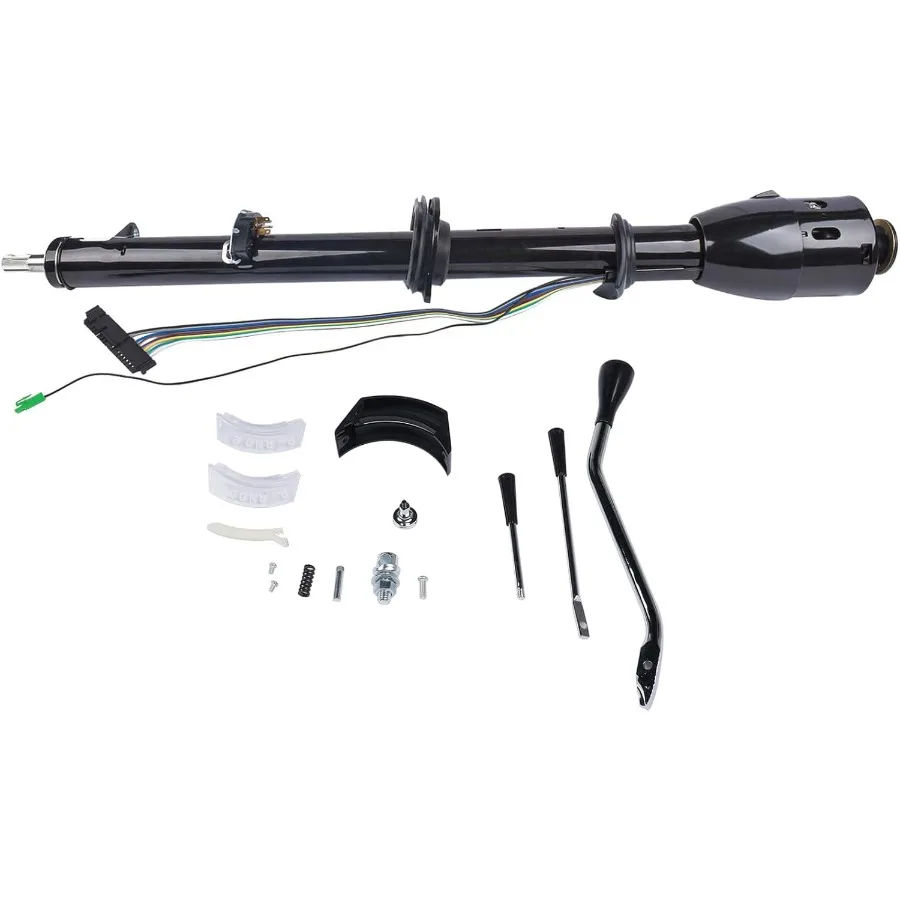 GELUOXI Replacement for GM 35 Inch Tilt Automatic Steering Column Shift for Hot Rod Vehicles Compatible with 1967-1972 Chevy GM