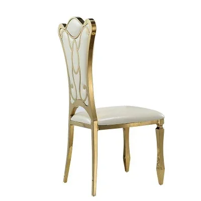 ChinaFurniture processing and production factory modern light luxury velvet dinner chair with stainless steel foot