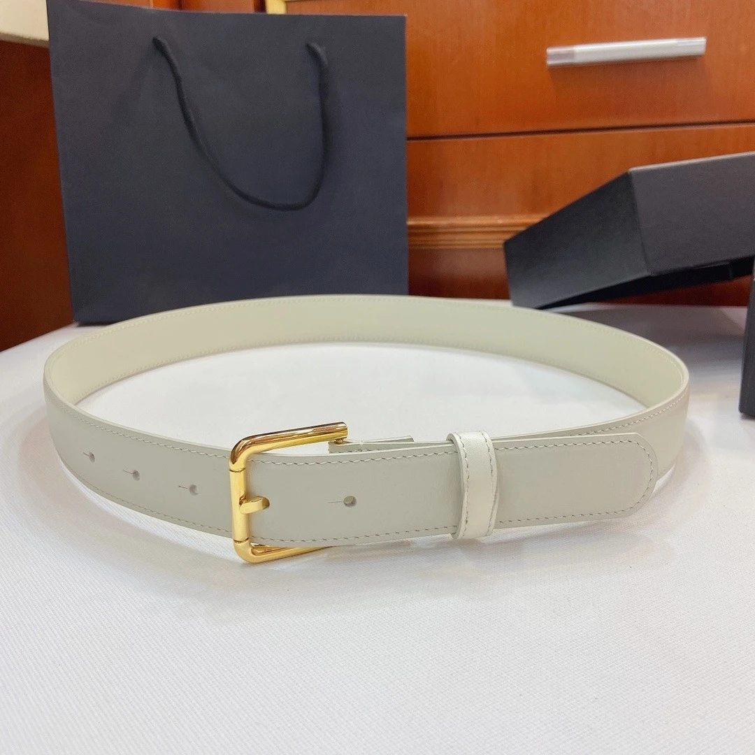 

Fashion Cowhide Leather Belt Luxury Brand Women's Belt with Arch Buckle Design Versatile for Jeans And Casual Wear