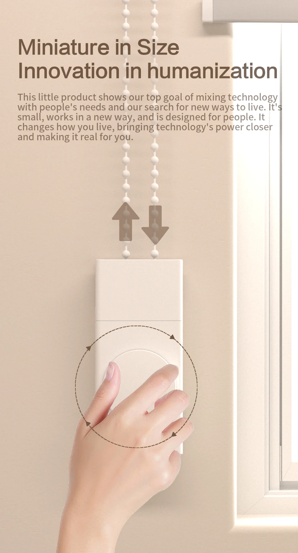 ZemiSmart Matter Thread Rolladenmotor Wiederaufladbarer Motor Kompatibel mit Homey HomeKit Google Home Assistant SmartThings MTP1 – Detail 4