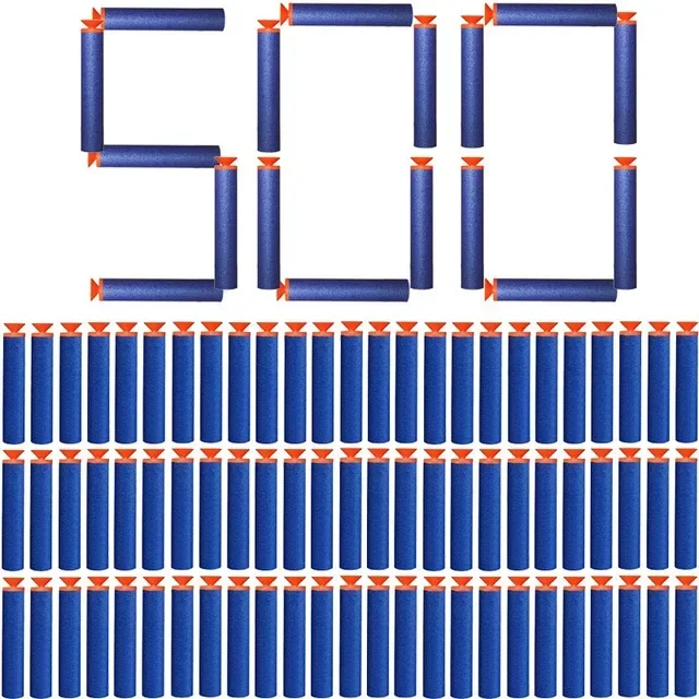 กระสุนของเล่นคุณภาพสูง 7.2 ซม. สำหรับปืนของเล่นเด็ก กระสุนสีฟ้าแบบดูดติด สำหรับปืนซีรีส์บลาสเตอร์ ของขวัญคริสต์มาสสำหรับเด็ก