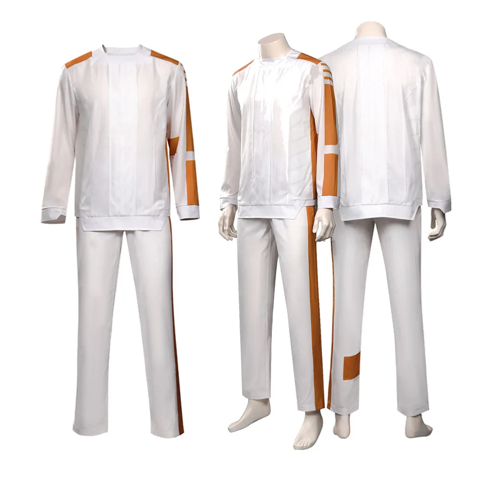 Halloween e Carnaval Cosplay Uniforme Traje, Roupas Masculinas Adultos, Trajes Disfarce, Tops e Calças, Roupas de Halloween