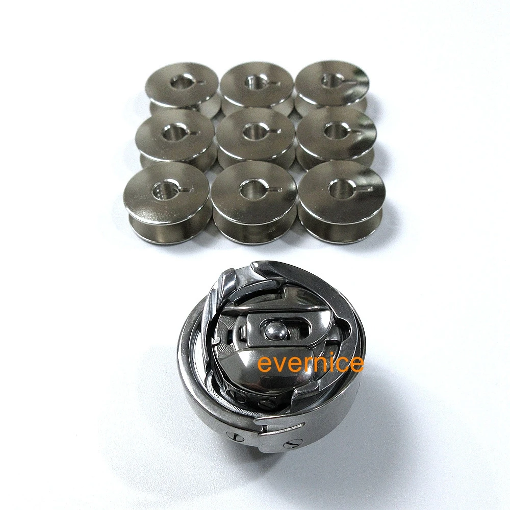 Rotary Hook & Bobbin case & 10 Bobbin For PFAFF 133 134 & ZSK Embroidery Machine
