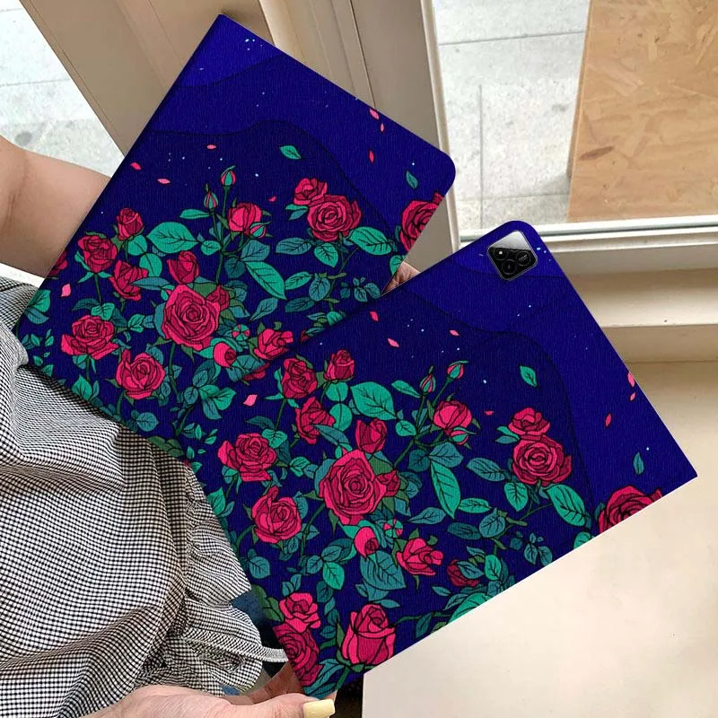

Colorful Garden Flowers Painting Tablet Case For Xiaomi Redmi Mini Pad SE K 2 4 5 6 7 8 2023 2025 11 8.8 11.2 10.1 Pro Gift