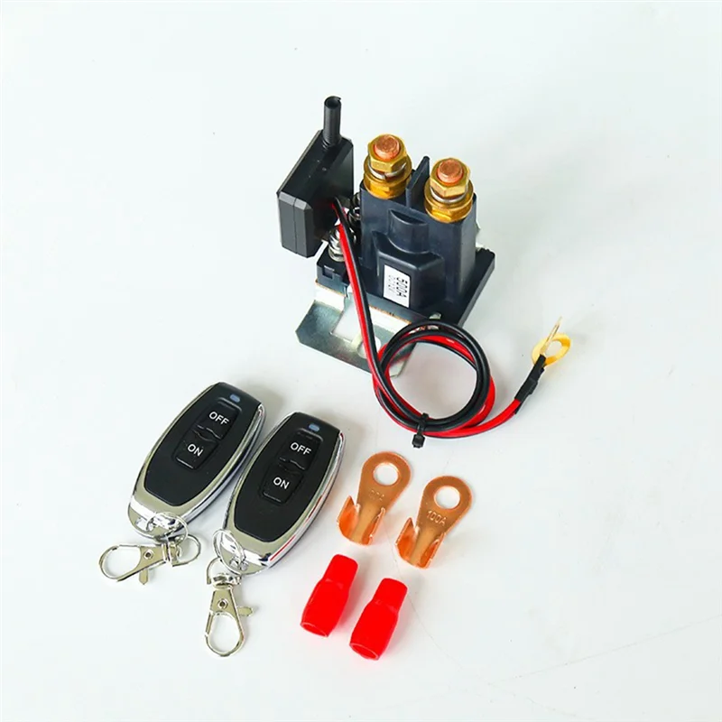 12V 500A Remote Battery Disconnect Switch Upgraded for Car Truck RV Battery Switch Isolator With 2 Keys