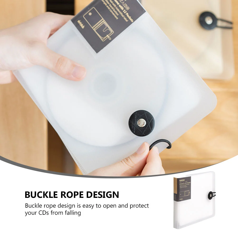 12 Capacity CD Bag Capacidad Portable Pocketbooks Cases Organizer Bags for Traveling DVD Disc Storage Binder