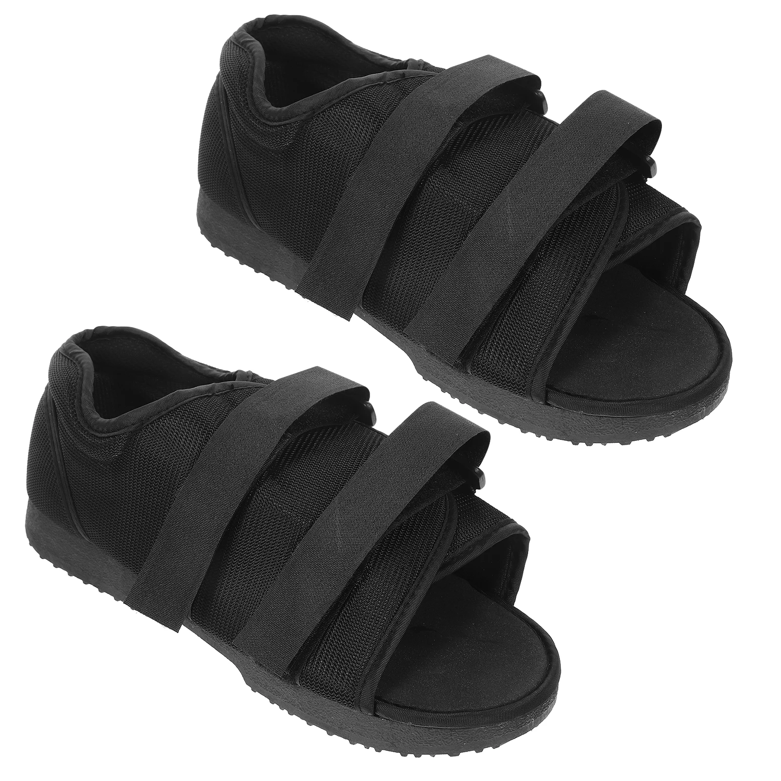 

Adjustable Postoperative Walking Boot Foot Surgery Shoes Medical Recovery Shoe Anti-Slip Sole Universal Fit For Men Women Black