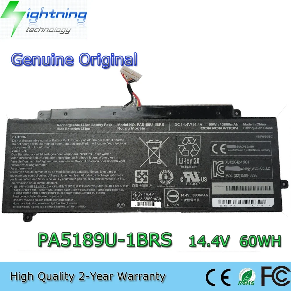 New  Original PA5189U-1BRS 14.4V 60Wh Laptop Battery for Toshiba Satellite P55W P55W-B P55W-B5224