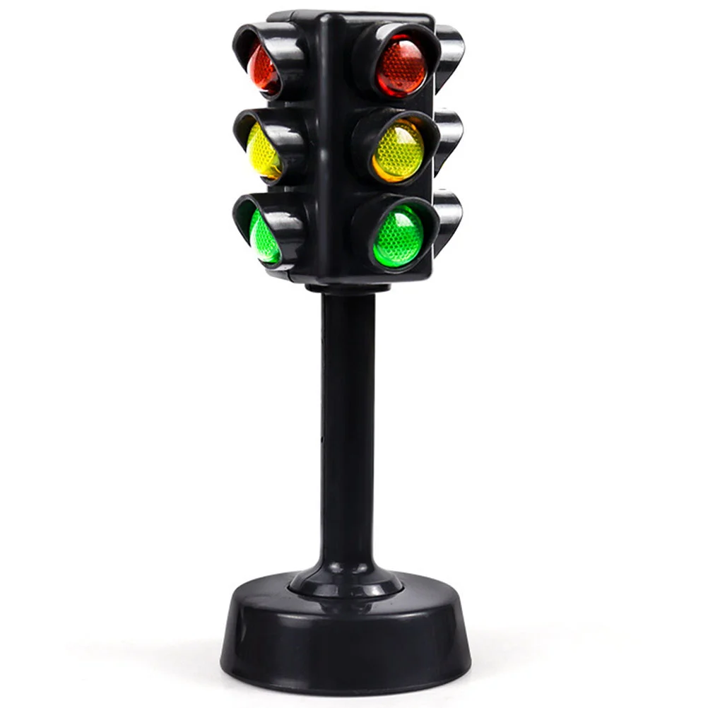 12 Pcs Traffic Light Model for Fun Mini Signal Lamp Cognitive Plaything Decorate Safety Toy Educational Abs Children