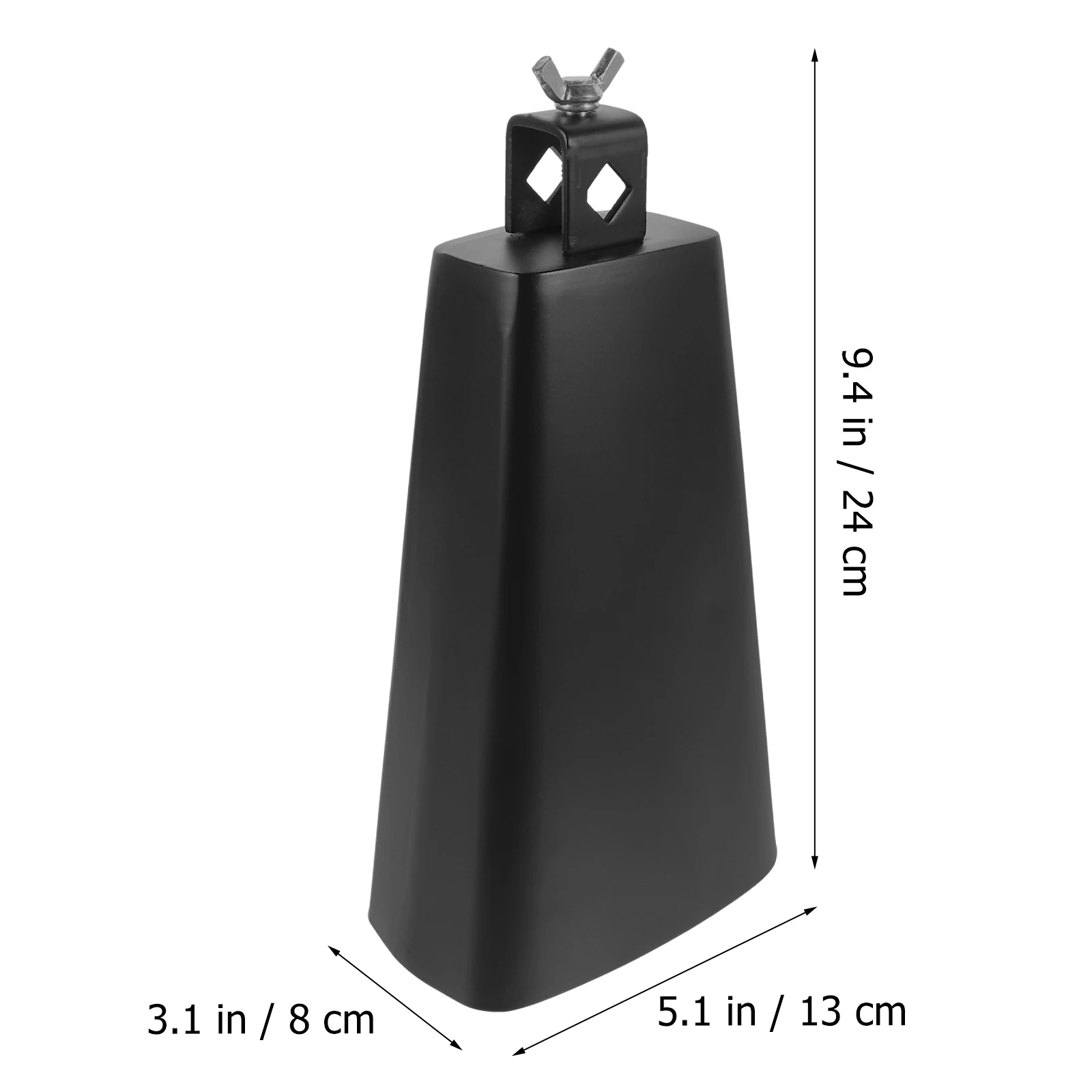 Cowbell Instrumento musical Juguetes Niños Instrumentos para niños Metal con mango de madera para soporte de mano