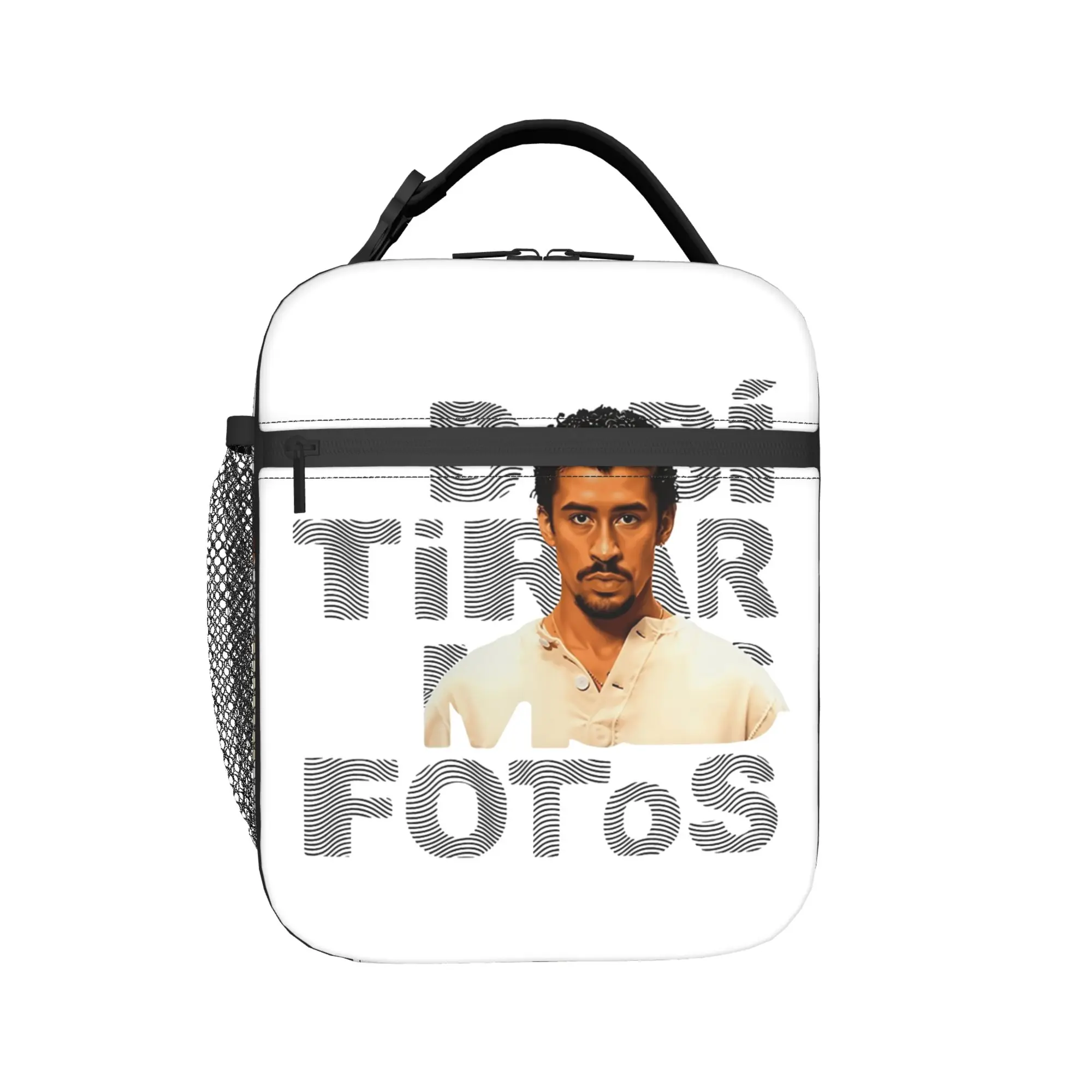 

Термоизолированные сумки для пикника Bad Bunny Debi Tirar Mas Fotos, портативные ланч-боксы, термоконтейнеры для еды