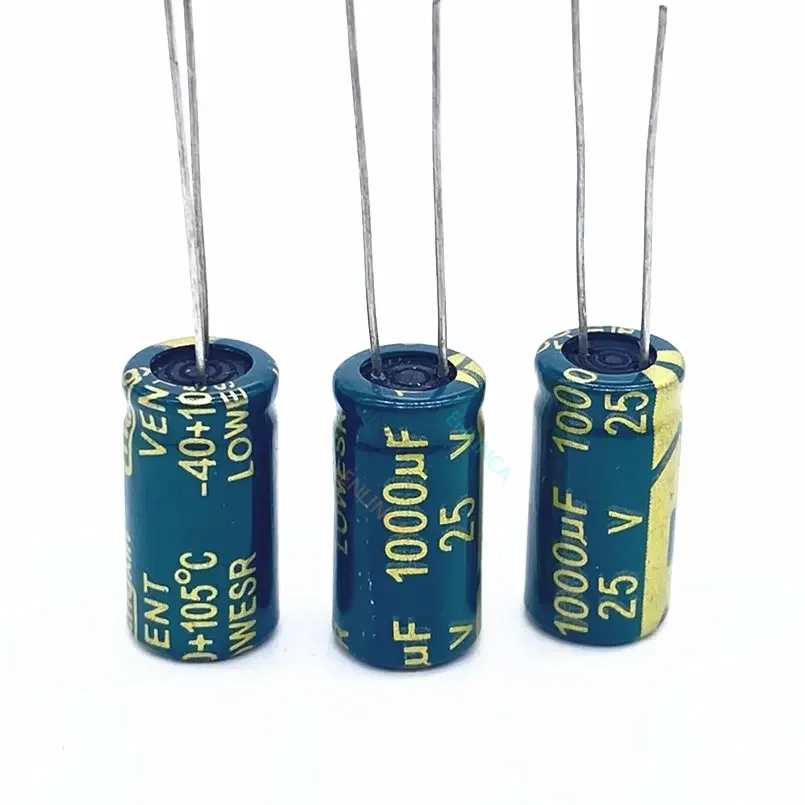 10pcs/lot Low ESR/Impedance high frequency 25V 35v 50v 1000UF aluminum electrolytic capacitor Tolerance 20%