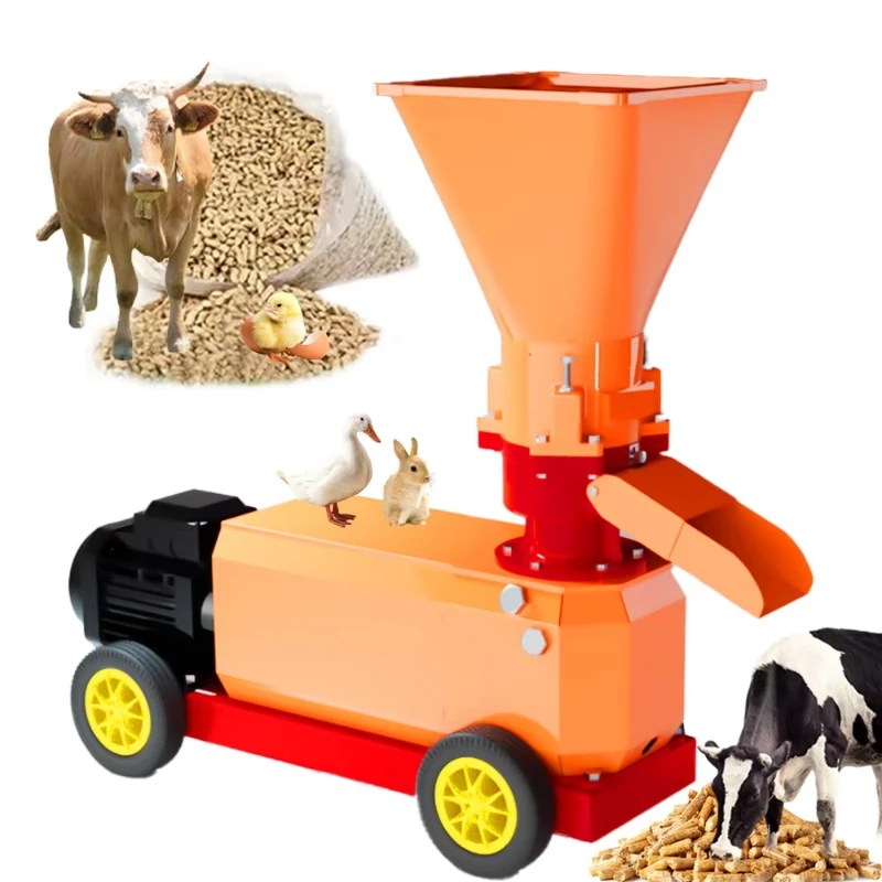 High-quality small diesel granulator for animal feed and cattle and poultry straw granulators