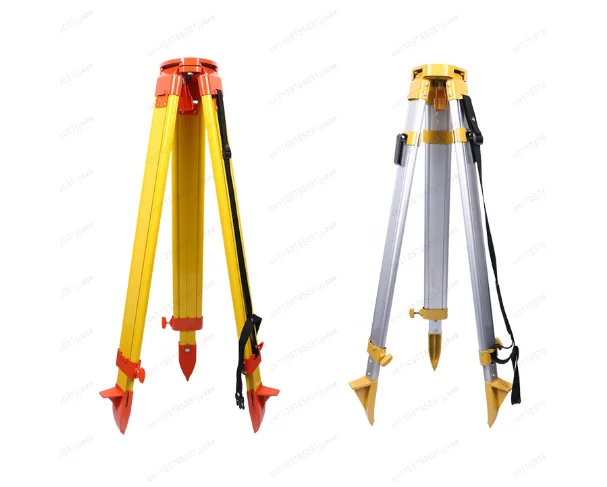 توتال محطة الثيودوليت مستوى سبائك الألومنيوم الخشب الصلب ترايبود الهندسة المسح ورسم الخرائط المضادة للسقوط #2