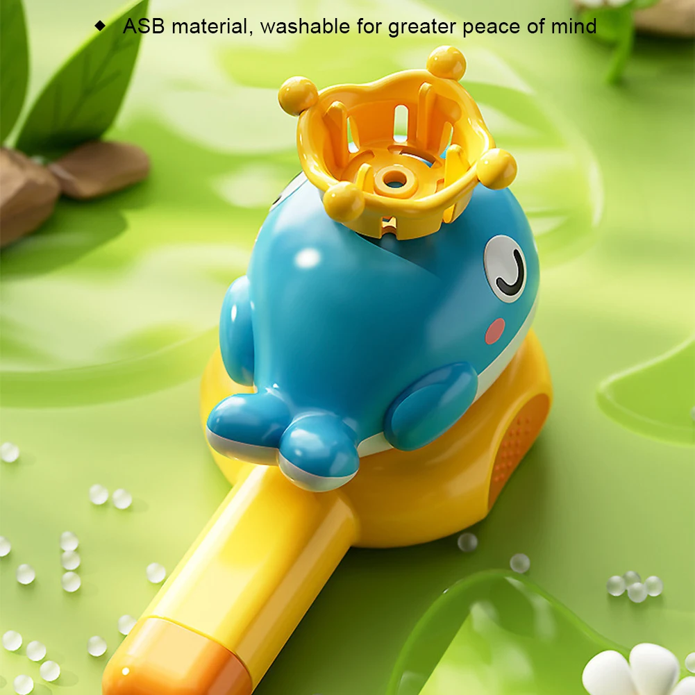 Whale/Bear Children's Blowing Horn Suspended Ball Lung Capacity Boosting Breathing Trainer Creative Stacking Toy