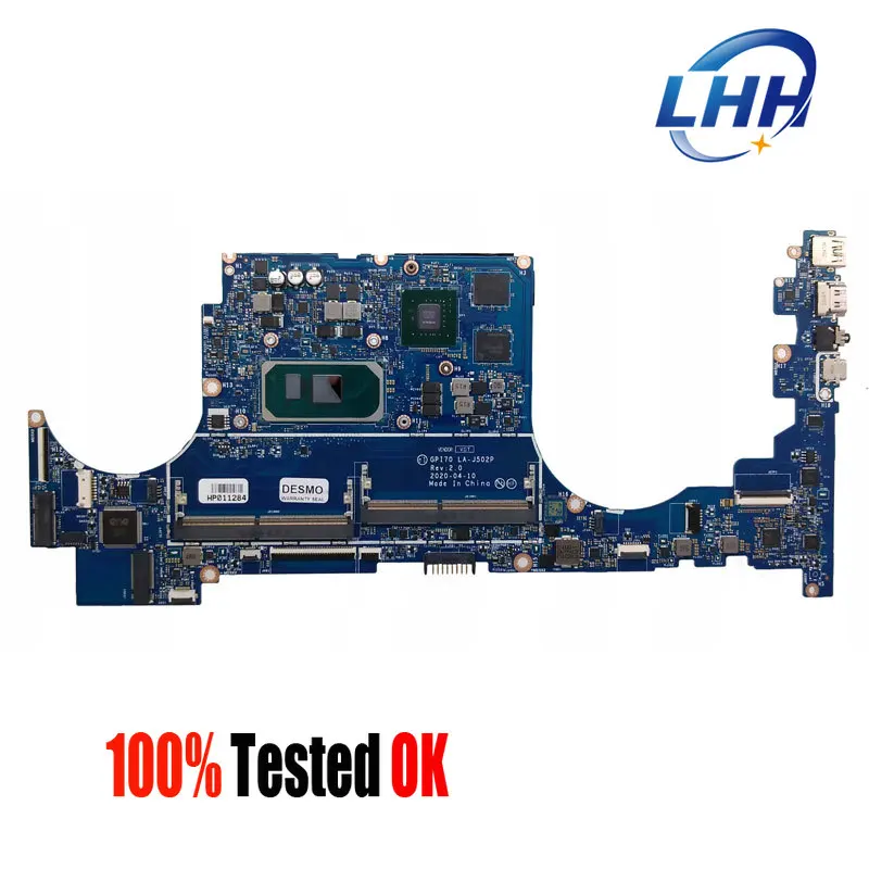 LA-J502P 마더보드, CPU I5-1035G1 I7-1065G7, GPU MX330 100% 테스트 완료, HP 17M-CG 17T-CG