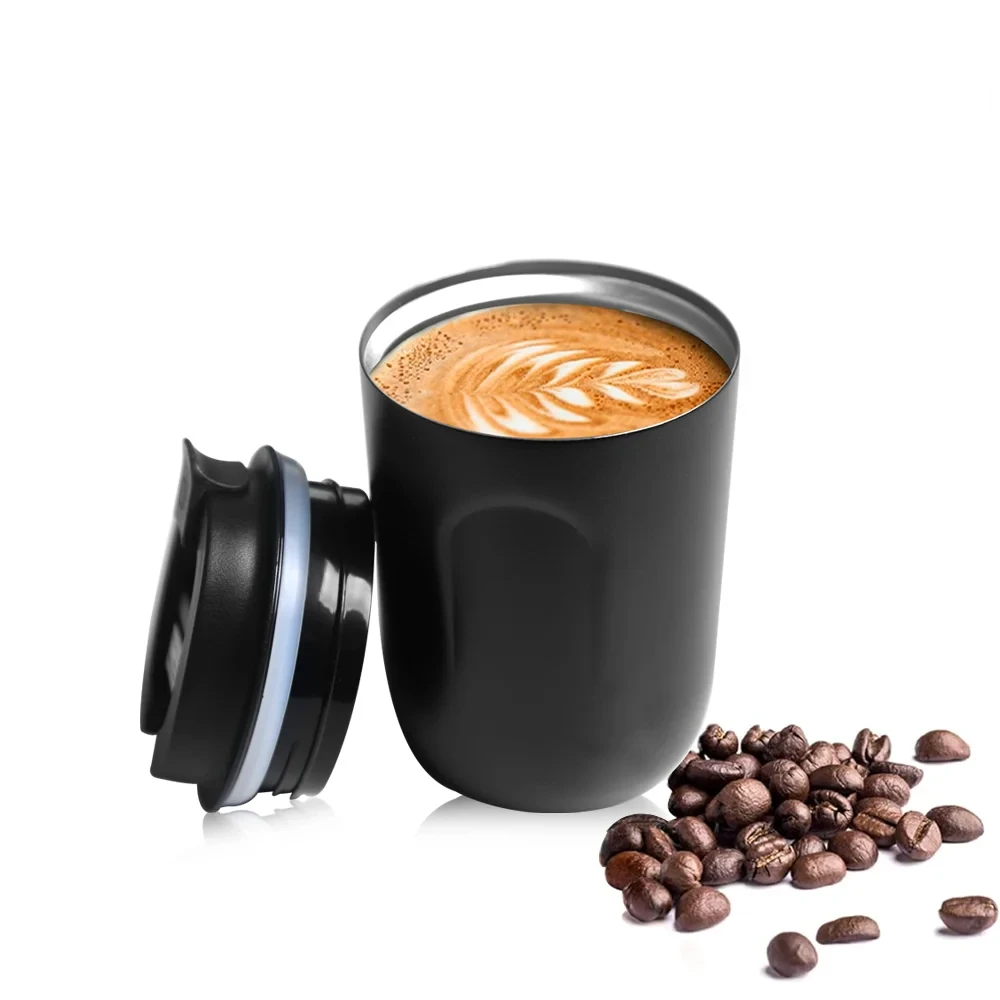 

Thermos Bottle for Coffee Mini Tumbler Cup Thermal Stainless Steel Insulated Vacuum Flasks Mug With Lid Leakproof Travel Drinks