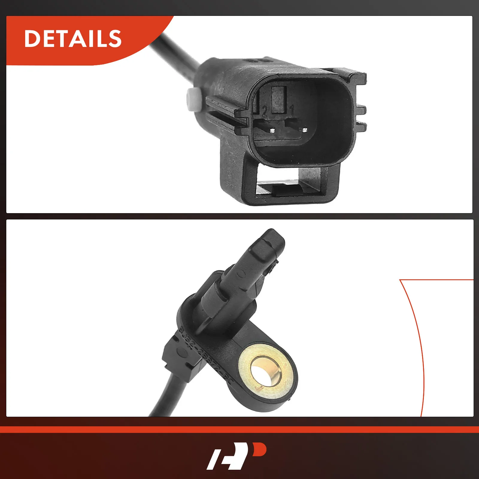 A-Premium Rear Driver or Passenger Side ABS Wheel Speed Sensor for Land Rover LR2 2008-2012 7