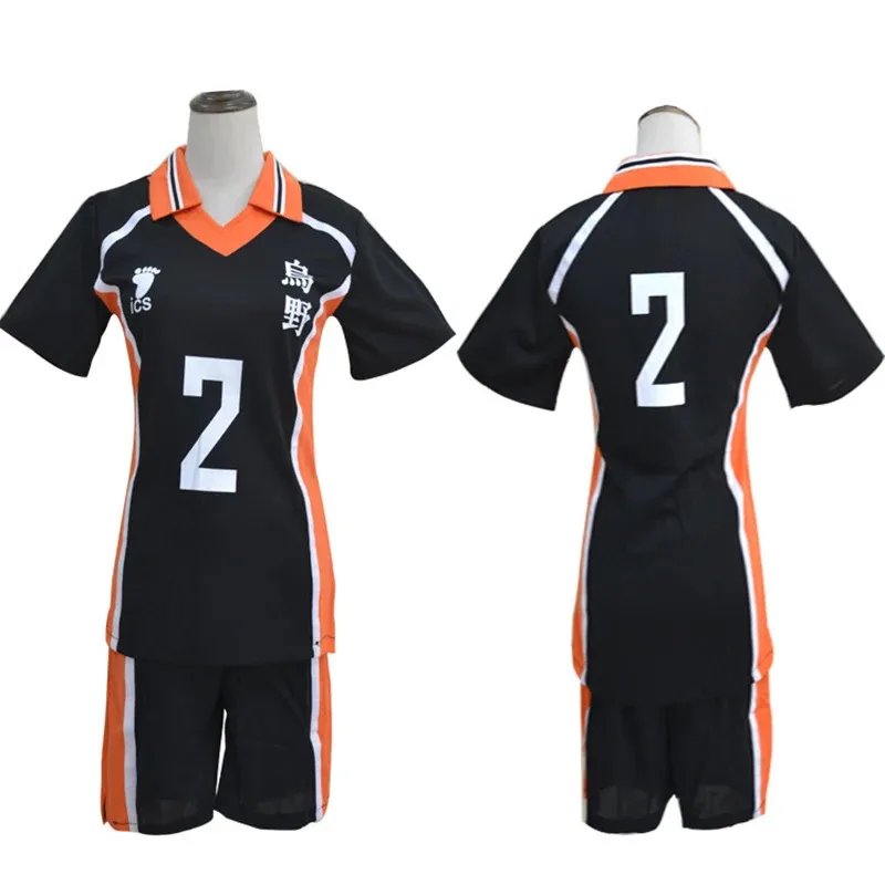 2025 22 Anime Haikyuu Cosplay Pakaian Olahraga Jersey Karasuno Koukou Sekolah Menengah Atas Hinata Shoyo Oikawa Kageyama Tobio Klub Voli