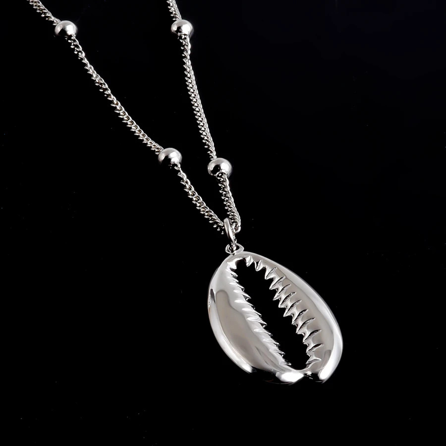 Strand-Meerestier-Halskette, Perlen-Choker aus Edelstahl, Schildkröte, Seestern, blau, öltropfend, Fisch-Halskette für Damen und Herren, Schmuckgeschenk – Detail 9
